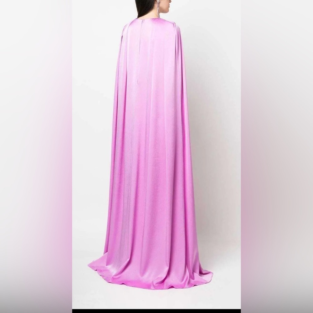 Alex Perry Hudson Cape Column Gown | Orchid | UK 12 / US 8 | NWT - Picture 4 of 11